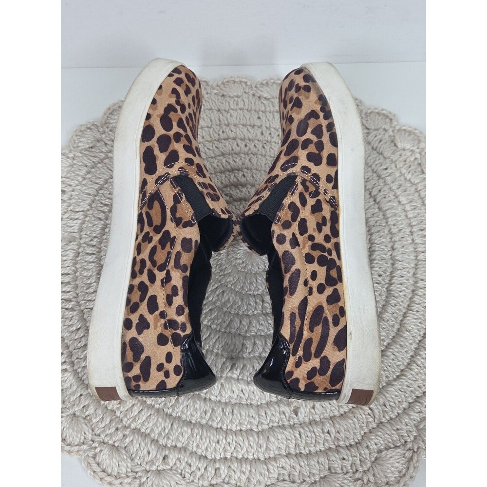 Dr Scholls Leopard Chic Print Slip On Sneakers Be Free Energy Tech Sz 7 Comfort - Picture 12 of 12